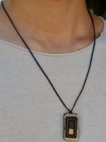 Colar de Couro e fio de nylon - Image 2