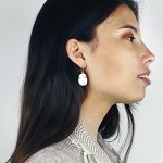 Brincos ondulados vintage