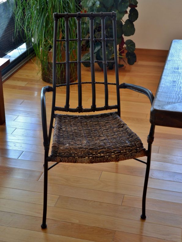 Cadeira de Ferro e Bambú (2)