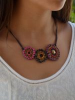 Colar Círculos Missanga Colorida - Image 2