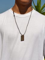 Colar em pele Jamaica