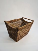 Conjunto 3 Cestos em Corda e Bambú