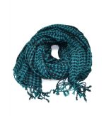 Echarpe em tons de verde e preto - Image 2