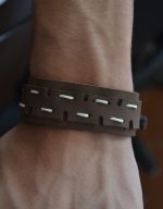 Pulseira Adonis em pele castanha