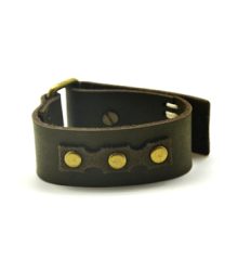 Pulseira Hercules em couro