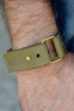 Pulseira Hercules em couro