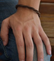 Pulseira Odin em couro