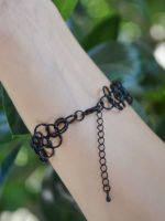 Pulseira argolas de metal