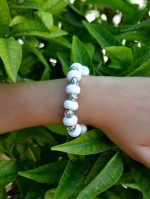 Pulseira de Acrílico e Metal