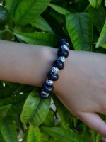 Pulseira de Acrílico e Metal