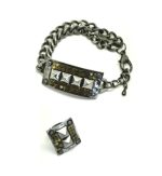 Pulseira e anel Khampa