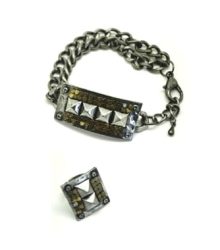Pulseira e anel Khampa