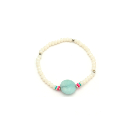 Pulseira missanga primavera