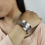 Pulseira rendilhada ajustável