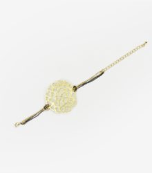 Pulseira rendilhada de corações