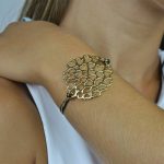 Pulseira rendilhada de corações