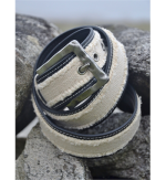 Cinto Pele Sintética e Tecido