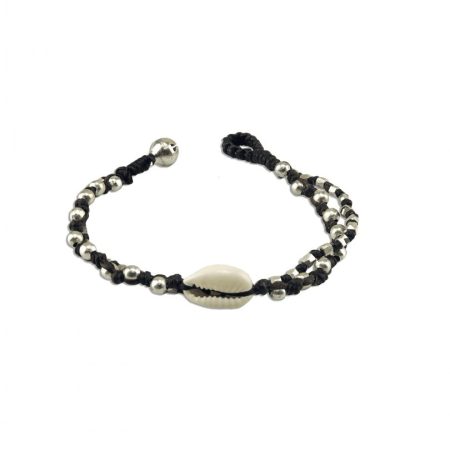 Pulseira metal e concha