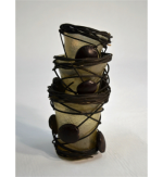 Conjunto 3 Porta Velas Sementes - Image 2