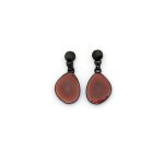 Brincos Pendente Black Color
