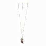 Colar dourado com mocho