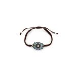 Pulseira em Metal e Missanga Akira