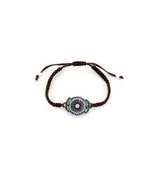 Pulseira em Metal e Missanga Akira