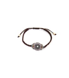 Pulseira em Metal e Missanga Akira