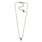 Colar Carol em metal com lágrima