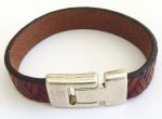 Pulseira Colorado em Couro com fecho em Zamak