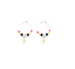 Argolas prateadas Belinda - Image 3