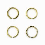Set de anéis metalizados - Image 2