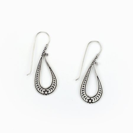 Brincos Boho chic prateados
