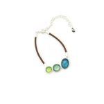 Pulseira Betony em couro