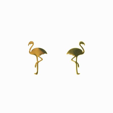 Brincos Flamingo aço