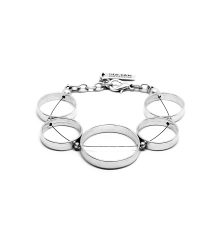 Pulseira Anahí prateada