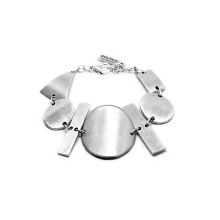 Pulseira Guleum prateada