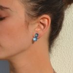 Brincos Alessa em metal