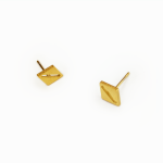 Conjunto em aço losango dourado