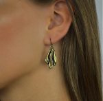 Brincos vintage dourados