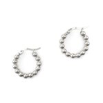 Argolas aço com bolas