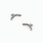 Brincos ear cuff dourados