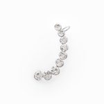Brinco ear cuff brilhante