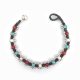 Pulseira boho flores