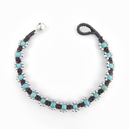 Pulseira boho flores