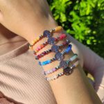 Pulseira árvore da vida em aço