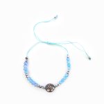 Pulseira árvore da vida em aço