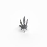 Ear cuff canábis