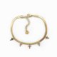 Pulseira em aço com cruzes