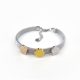Pulseira três flores
